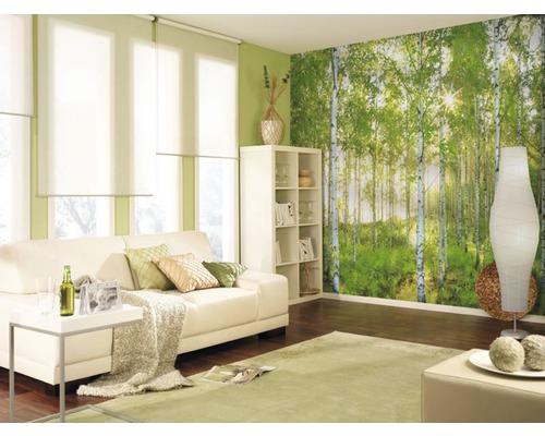 Vliesbehang XXL4-519 Zondag, 4-delige set, 368 x 248 cm