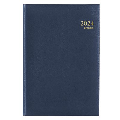 Agenda Lima Minister - 1 jour par page - 14,8 x 21 cm - bleu - Brepols