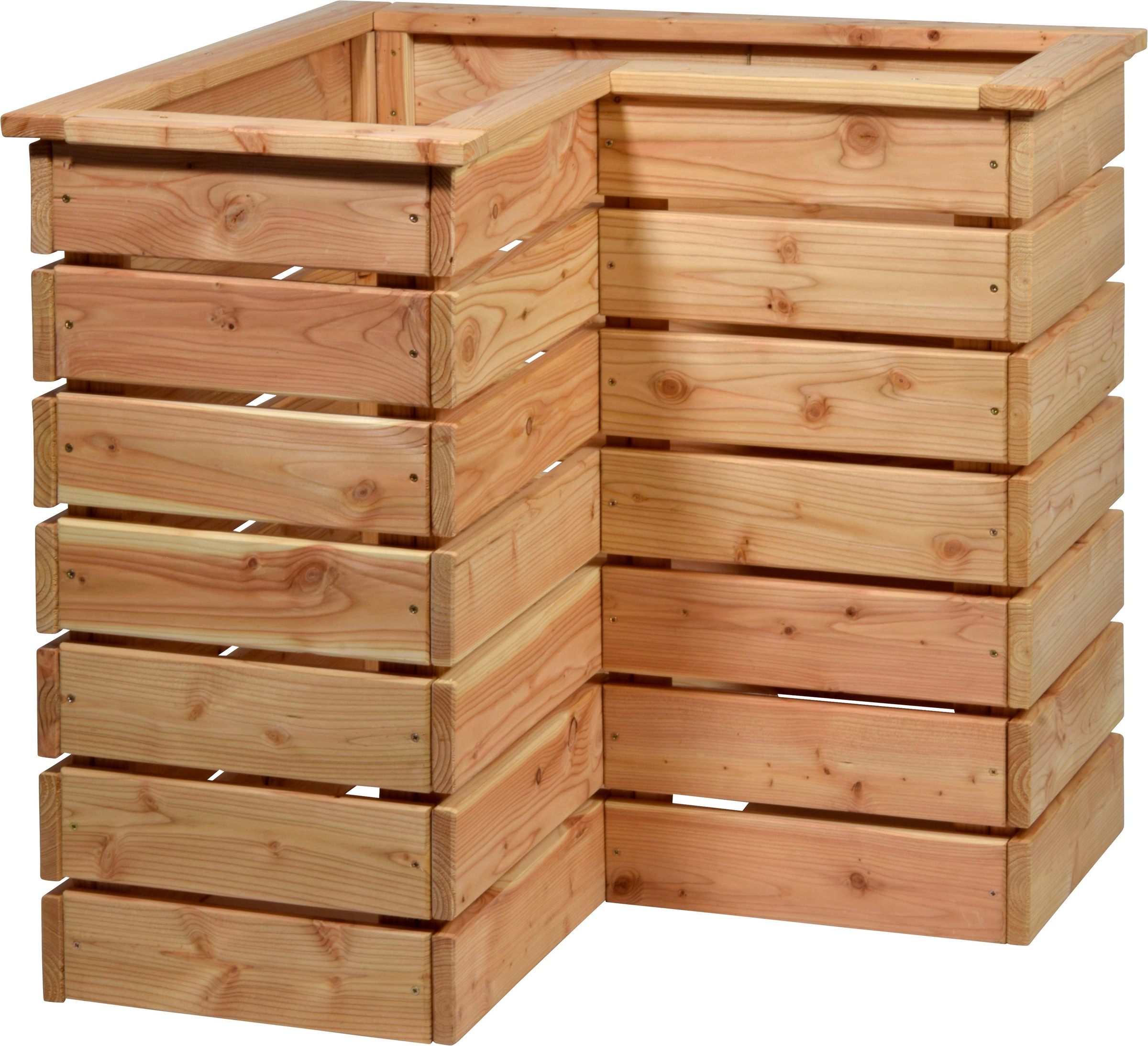 dobar Hochbeet Eckhochbeet, FSC®-zertifiziertes Douglasienholz, imprägniert