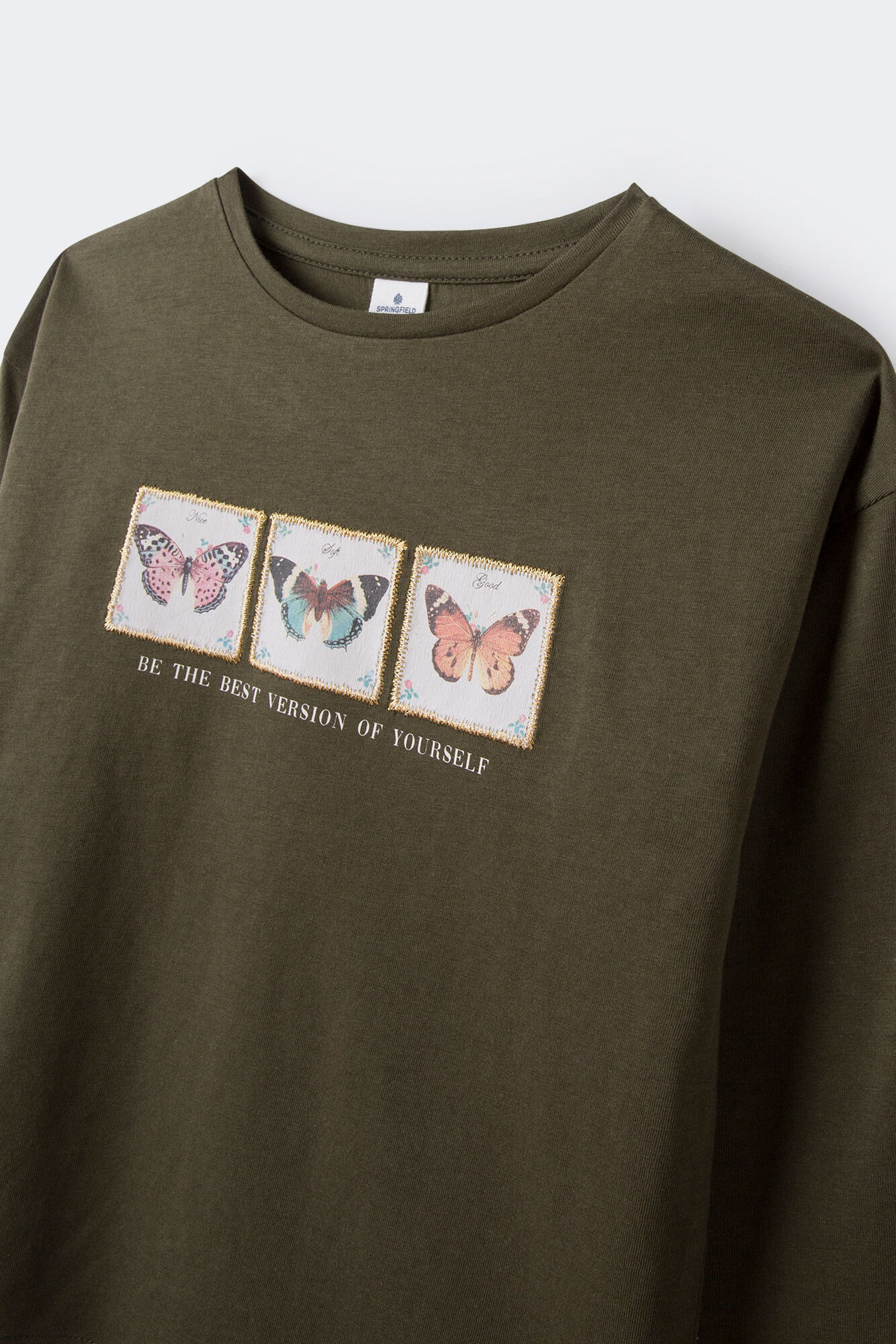 Camiseta de borboleta para meninas