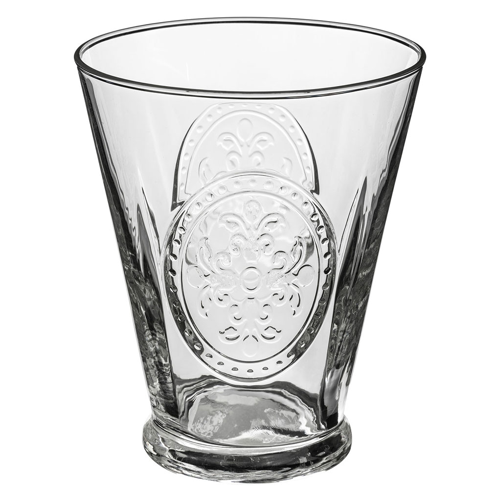 Verre à eau CARMELA en verre à motif 34cl