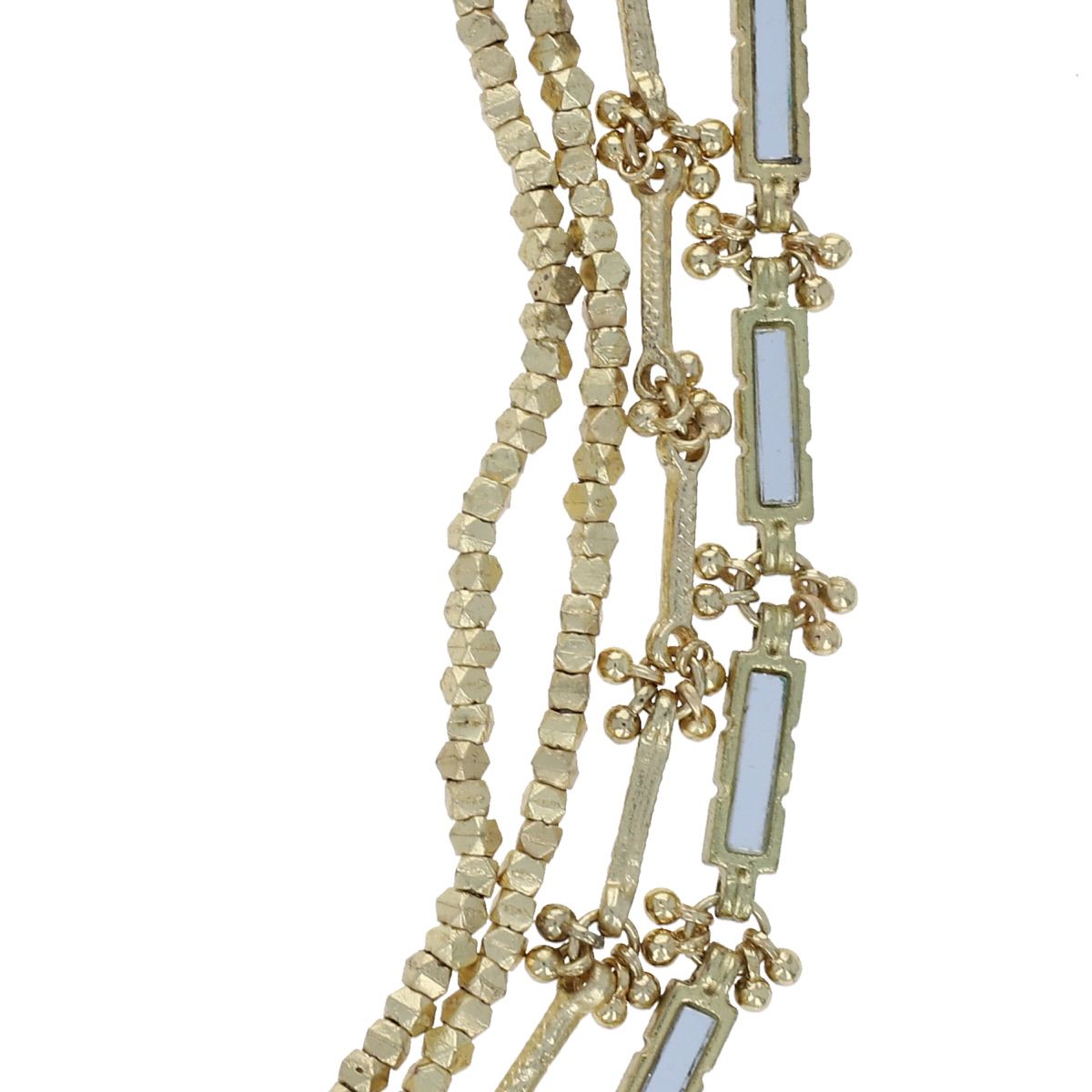Collier indien multi rangs Meera - Mariage Indien Pondie Chérie