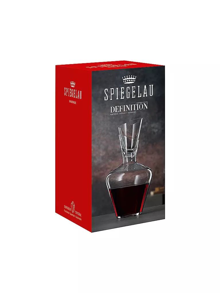 SPIEGELAU Definition Weinkaraffe mit Stopfen 1l transparent