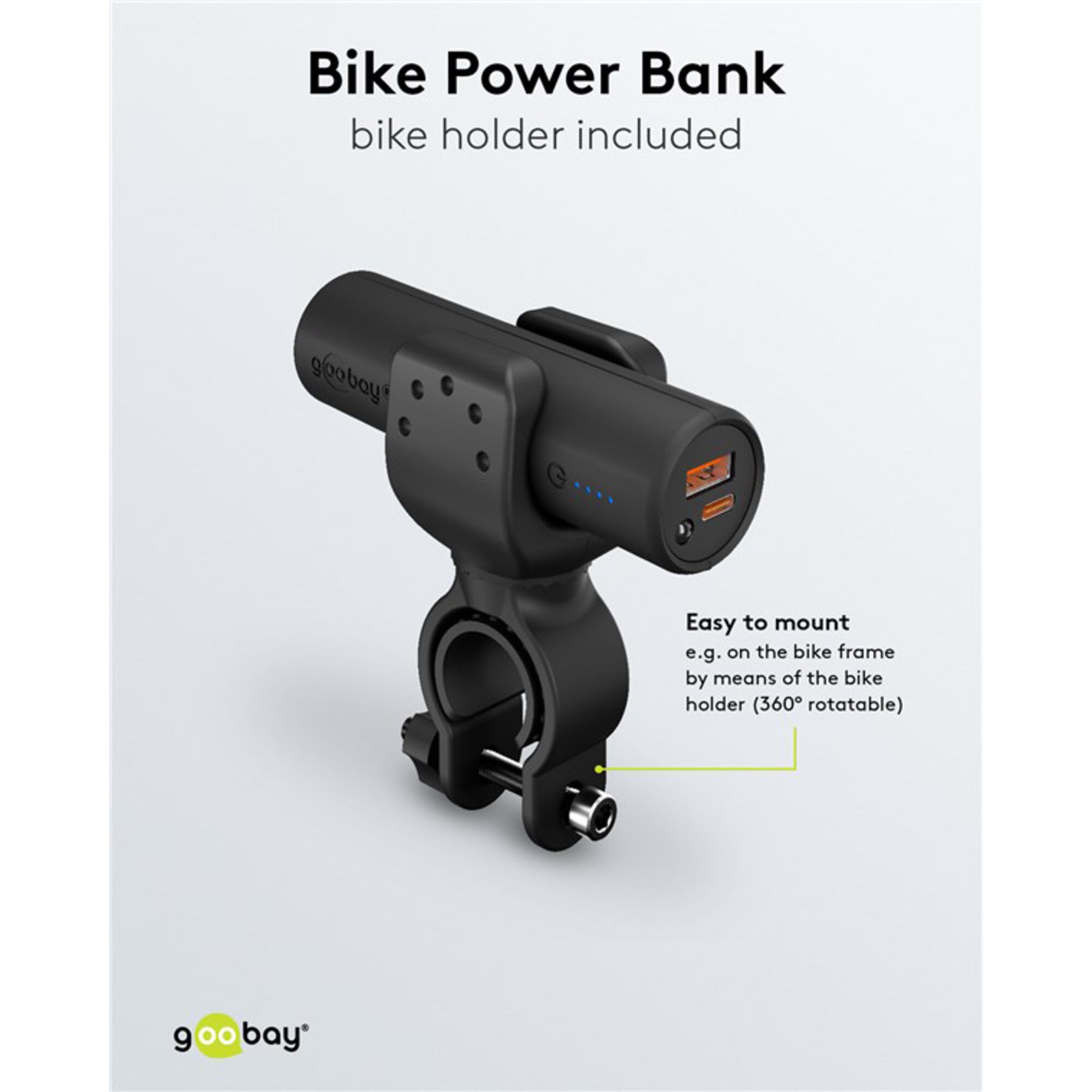goobay Powerbank Bike-Powerbank 5.0