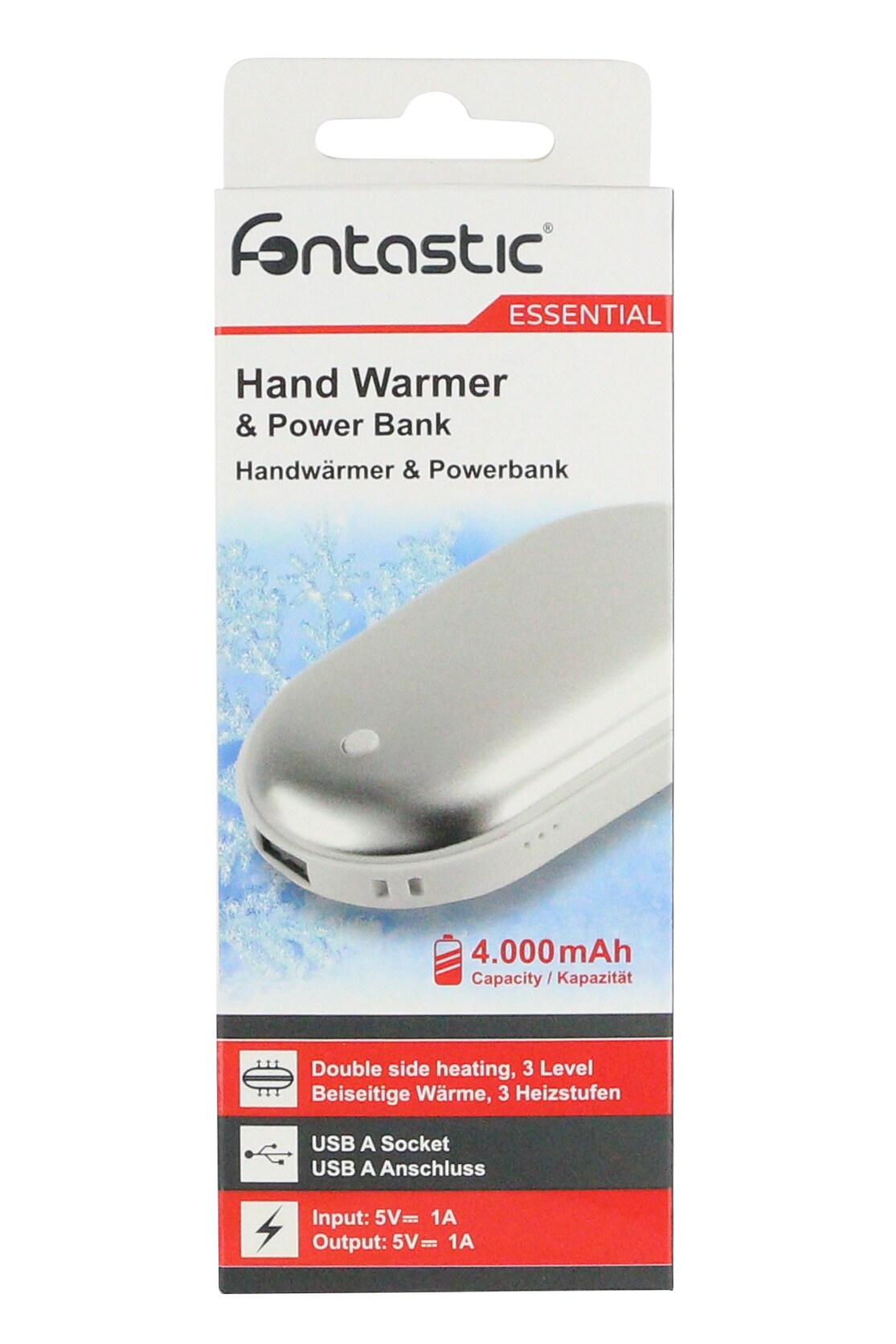 Fontastic Essential Powerbankund Handwärmer 
