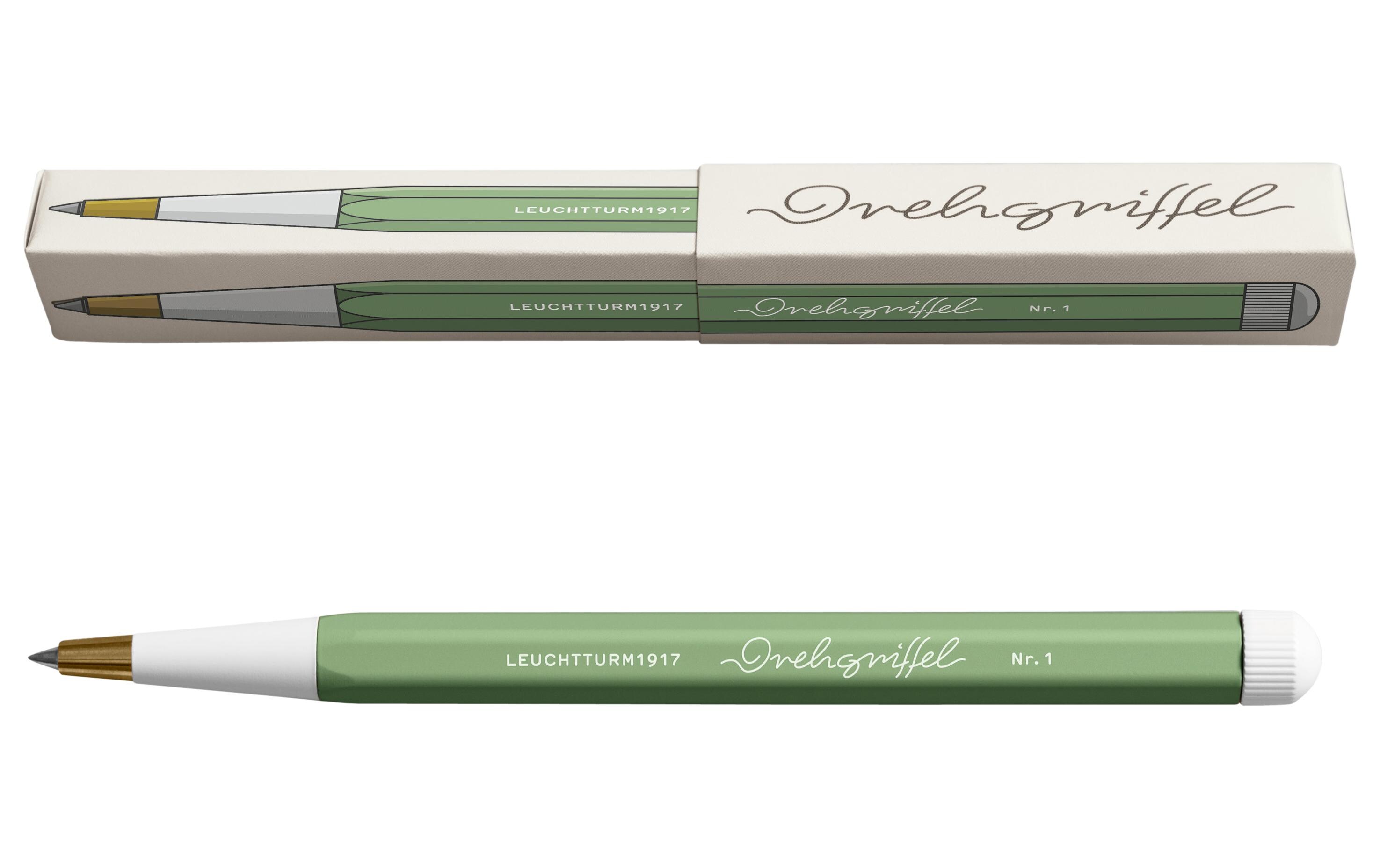 Gelschreiber Drehgriffel 0.5 mm, SalbeiGelminenstift ideal für Schreiben, Skizzieren und Zeichnen