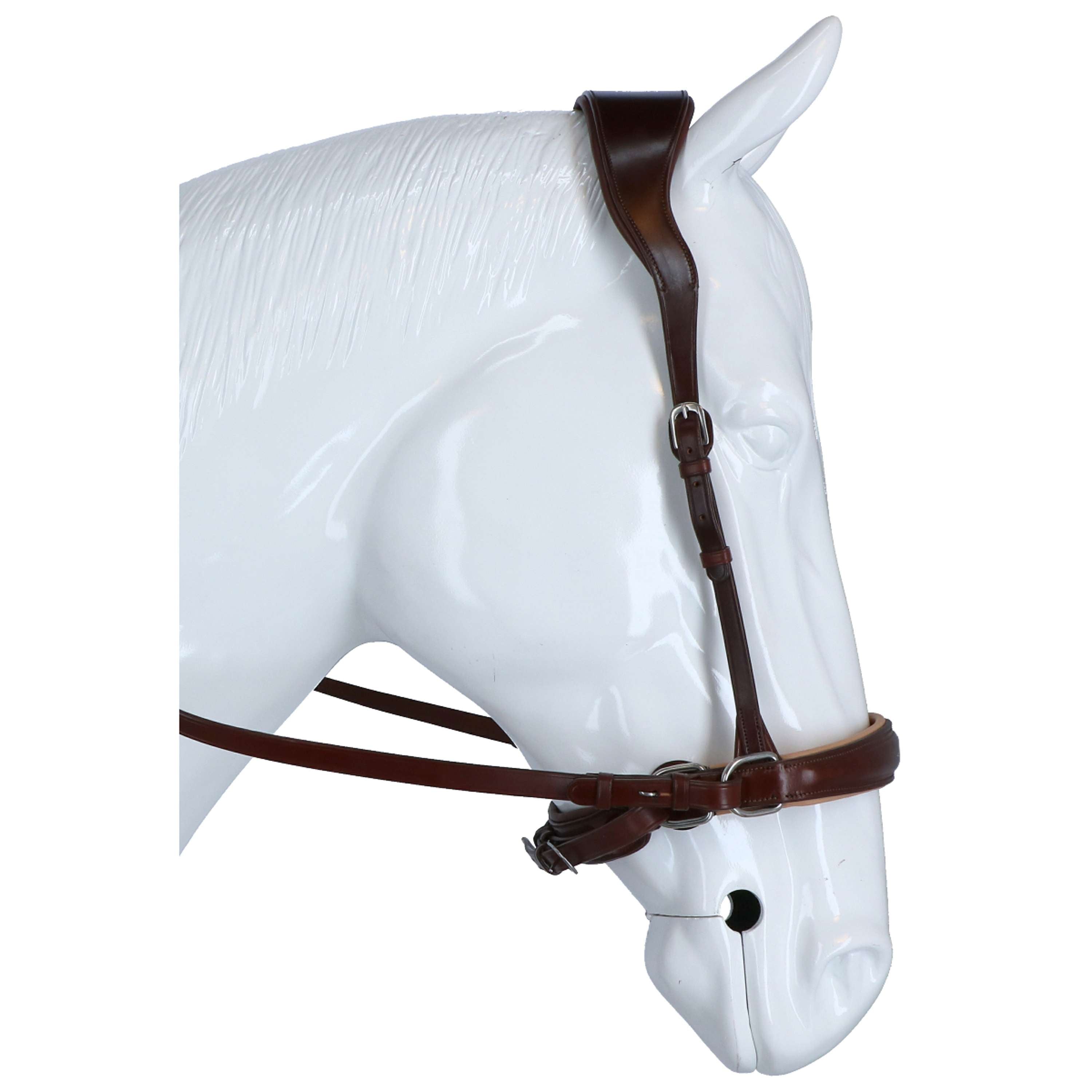 F.R.A. Bitloos Hoofdstel Alizée Mistral Side Pull Rubber Gripteugels B