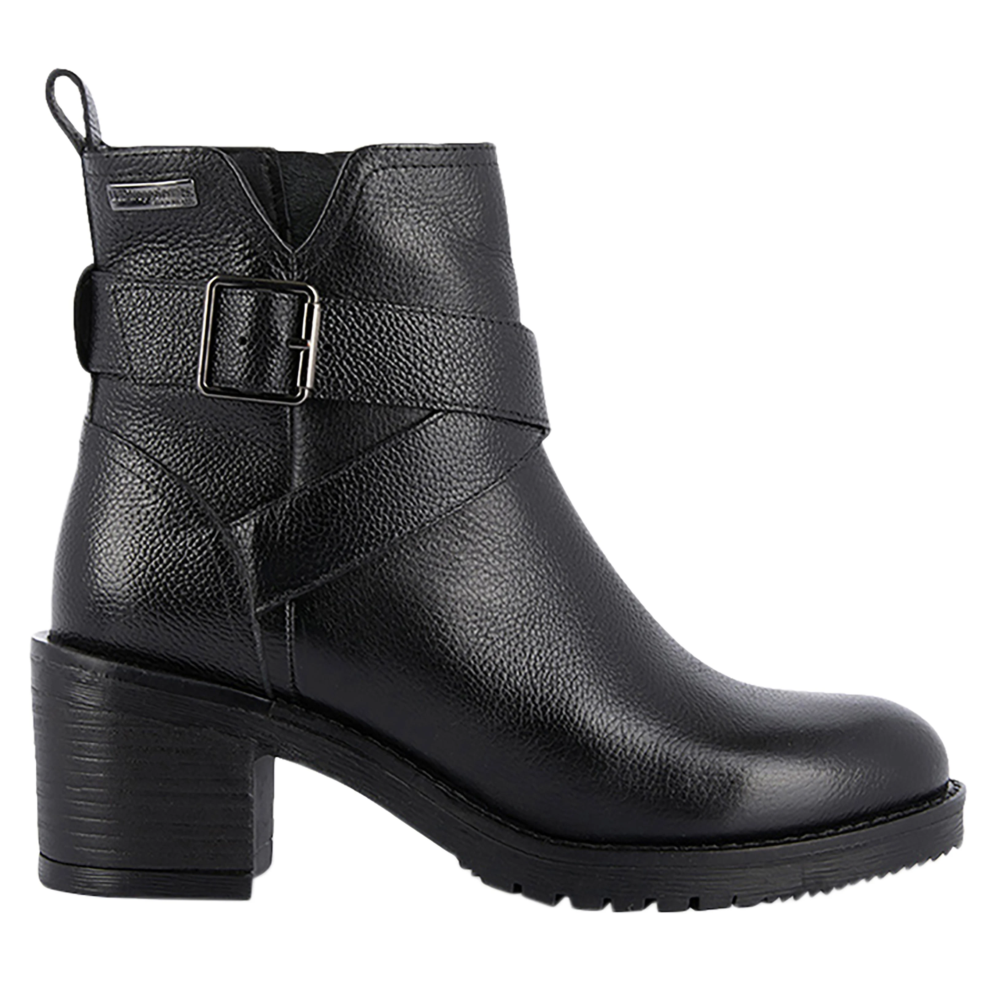 Bottines en cuir Mell | Noir