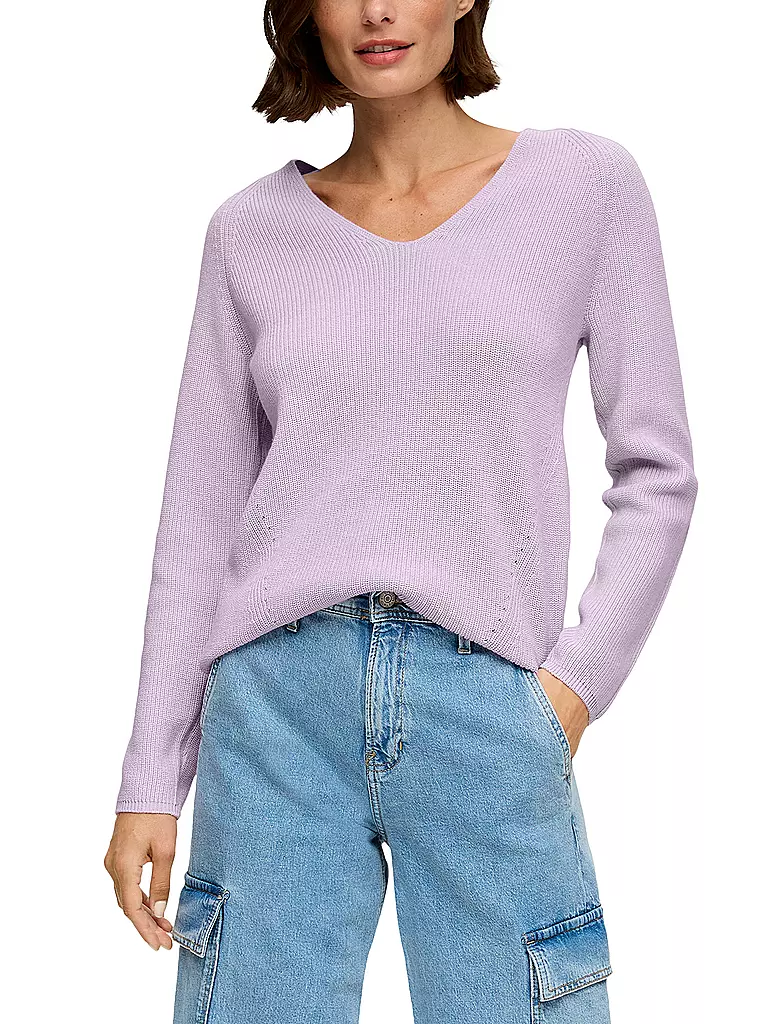 S.OLIVER Pullover lila
