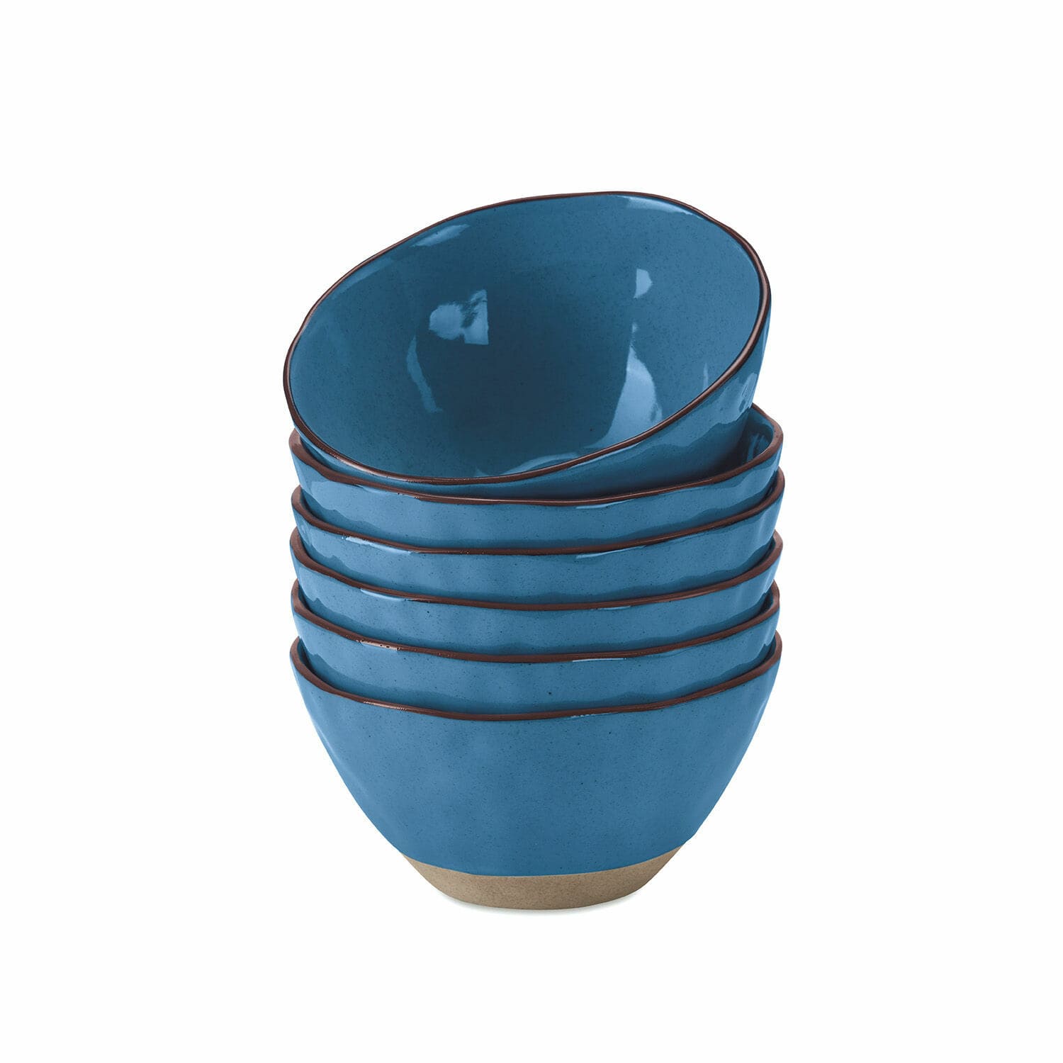 Schüssel 6er Set Biarré blau