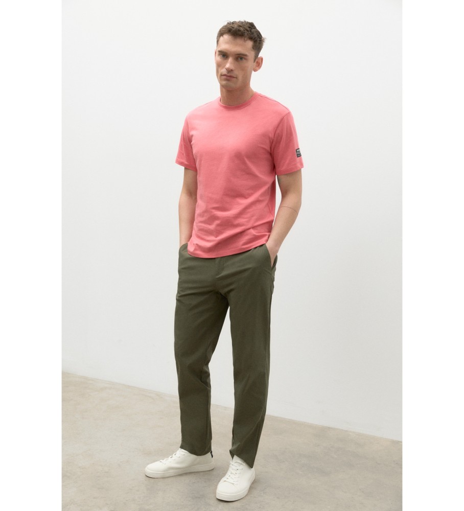 Camiseta ECOALF Minealf Back Coral