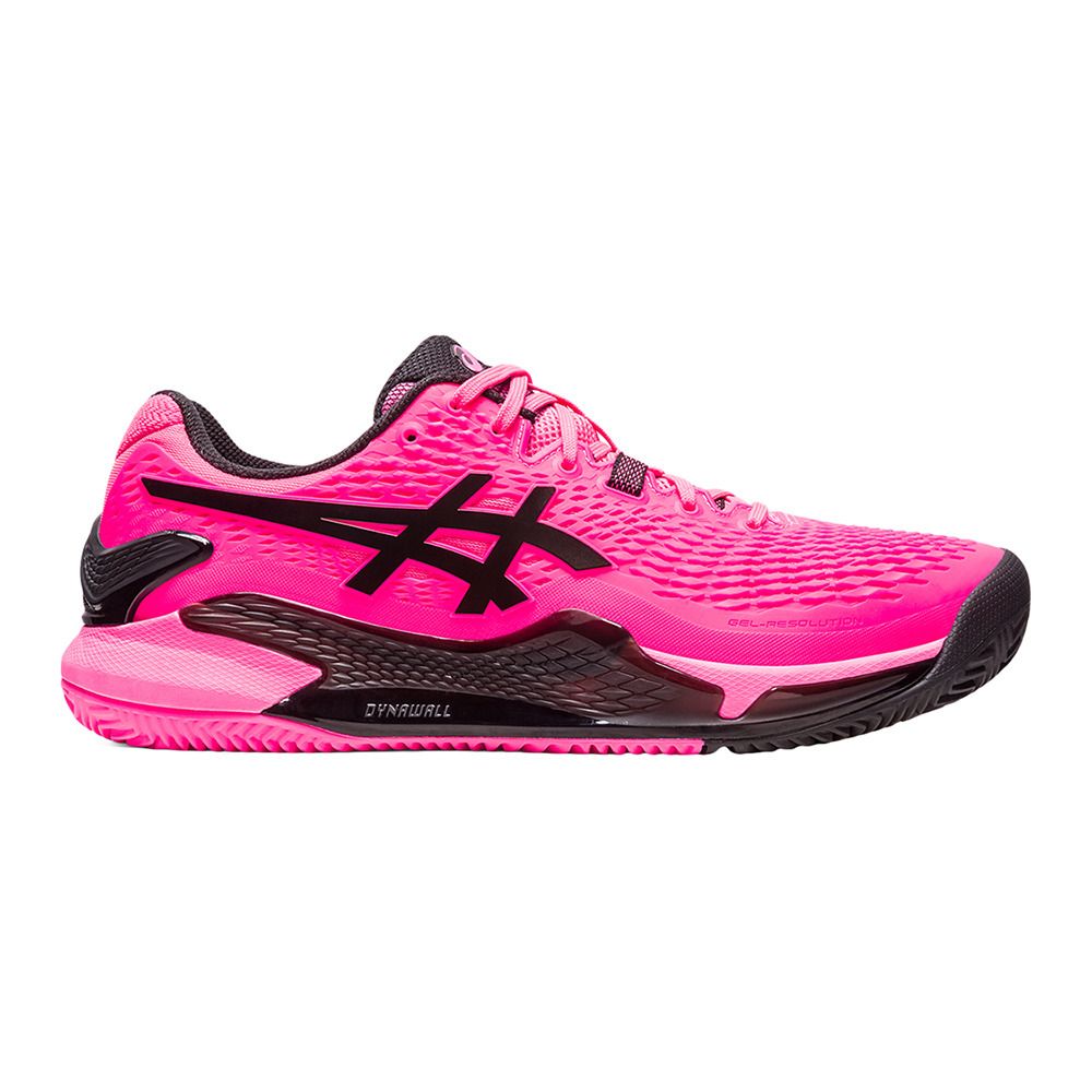 Asics GEL-RESOLUTION® 9 CLAY - Chaussures tennis Homme hot pink/black