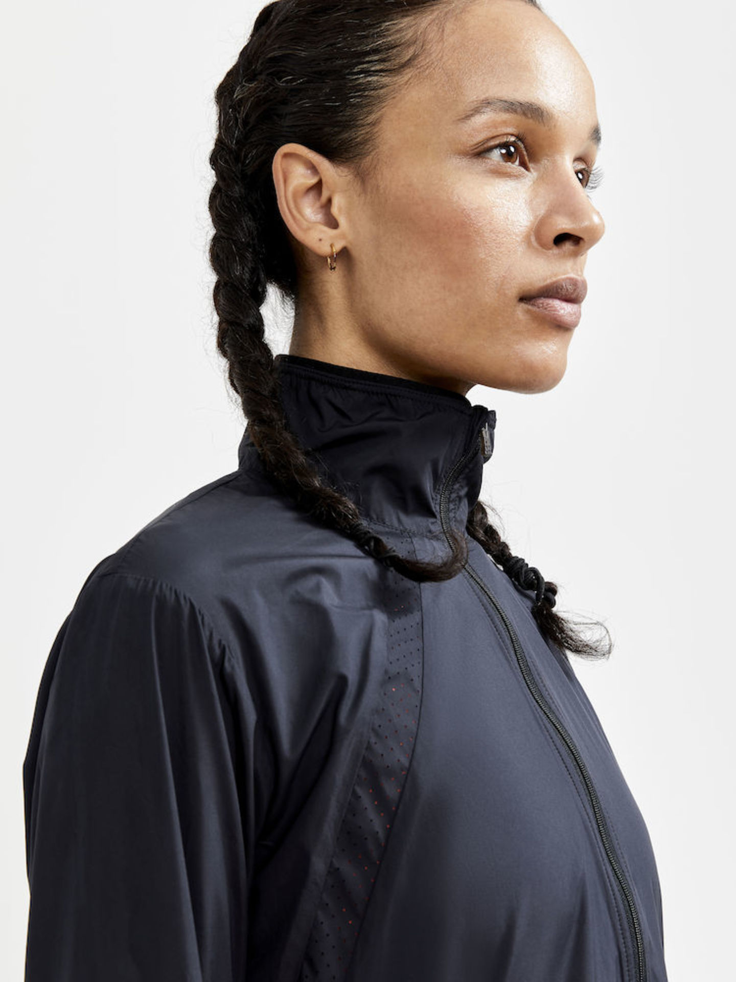 Craft ADV Essence Hardloop Windjack Zwart Dames