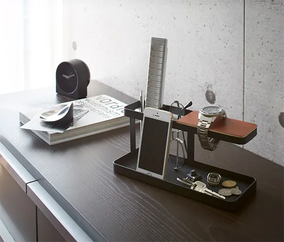 YAMAZAKI Schreibtisch-Organizer »TOWER«, schwarz