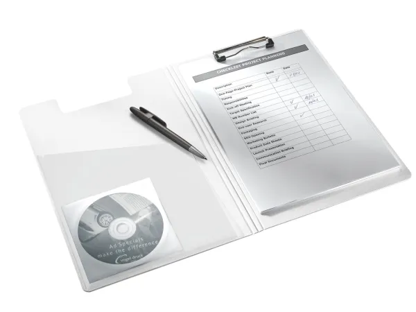 Clipboard med forside Leitz WOW A4 Isblå - (10 stk.)