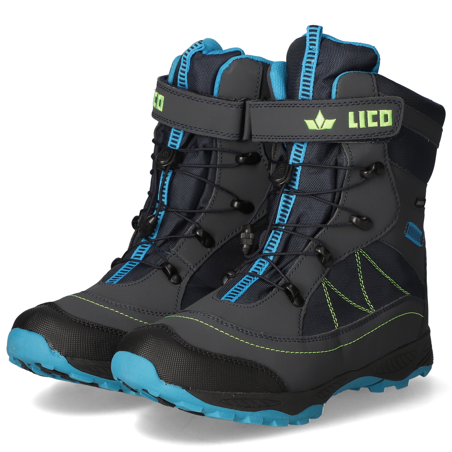 Lico Winterstiefel SUNDSVALL - marine/blau/lemon