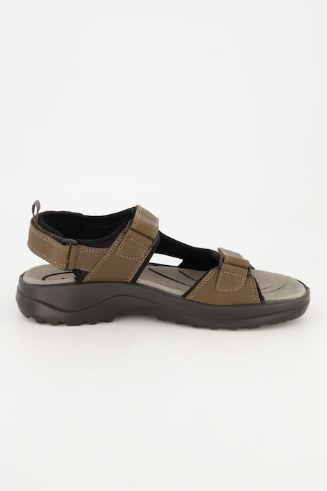 Herrensandale, Jomos, Leder, Klettriegel, bis Gr. 50