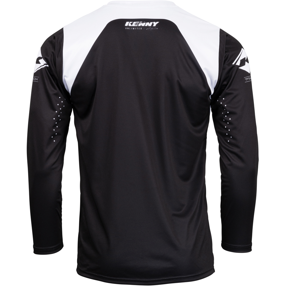 Kenny - Maillot Enfant Track Raw Kid - 2023 Noir / Blanc