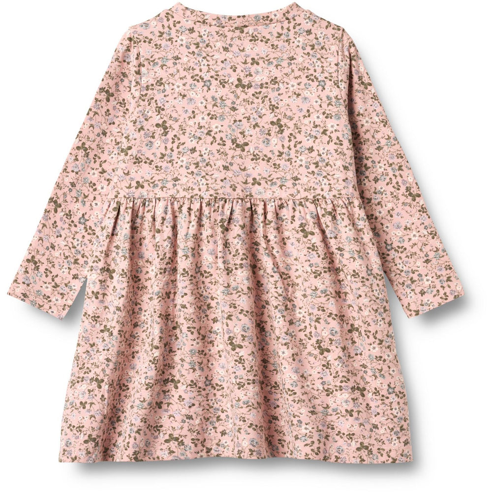 Køb Wheat Rose Powder Flowers Jersey Kjole L/S Sessa