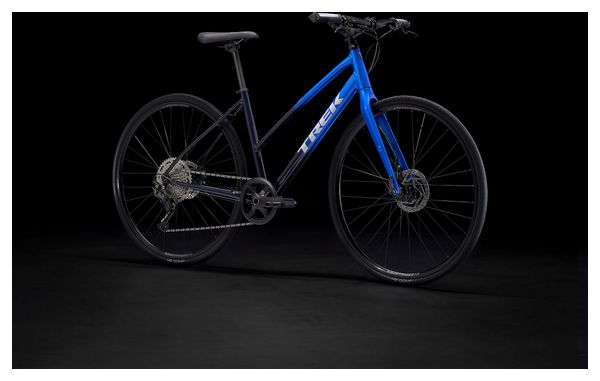 Vélo Fitness Trek FX 3 Disc Stagger Shimano Deore 10V 700 mm Bleu