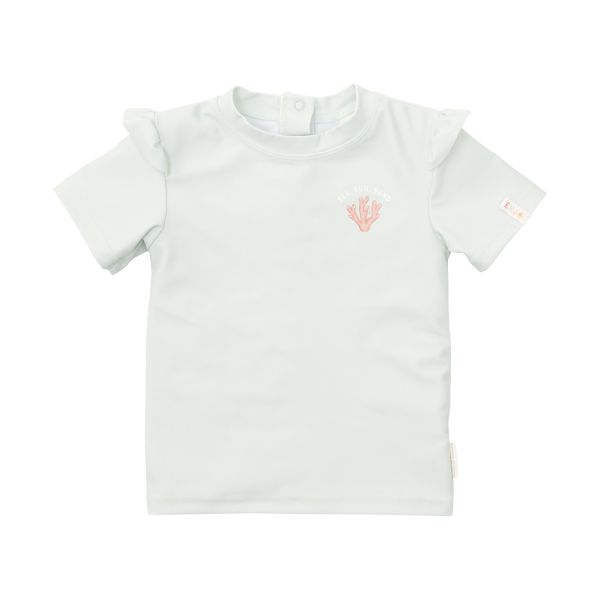 Little Dutch Sea Green Zwem T-shirt - Korte Mouw - Mt. 98/104