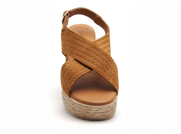 Eva frutos nu pieds talons femme 714 marron