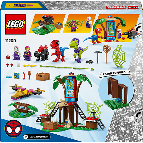 LEGO Marvel Spidey og Gobbys raptorkamp ved hovedkvarteret 11200