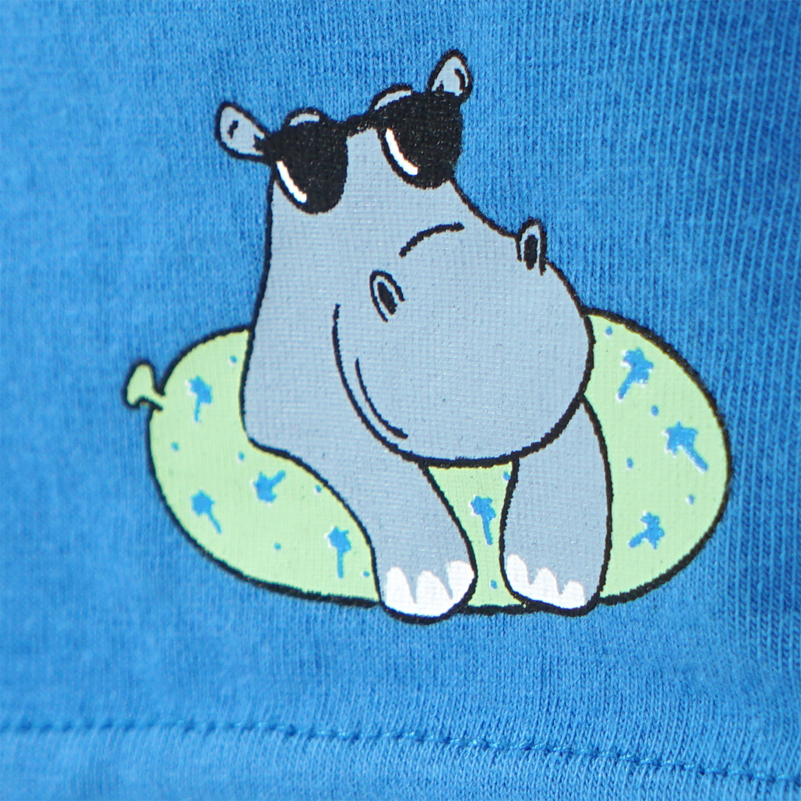 Famy 5 Jungen Boxer in verschiedenen Dessins dunkelblau / grün / hellgrün