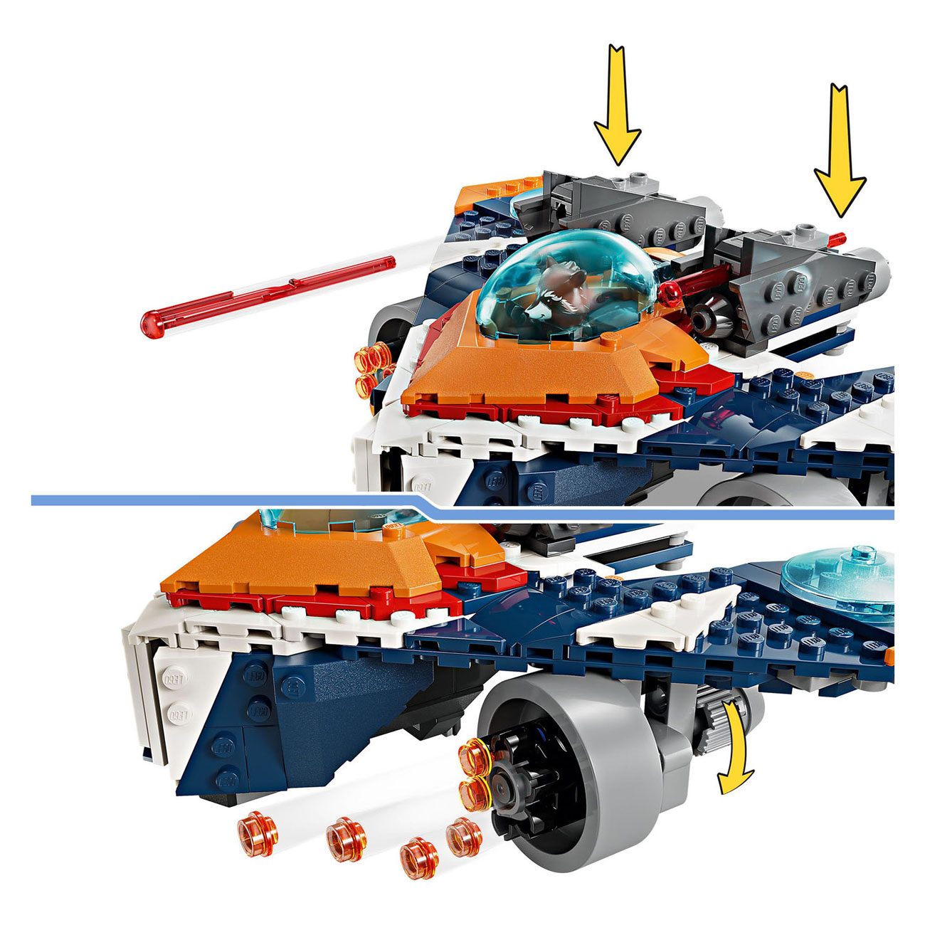 LEGO Super Heroes 76278 Rockets Warbird vs. Ronan