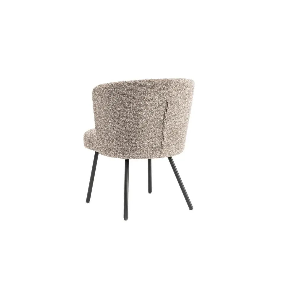Fauteuil Cindy Taupe Stof