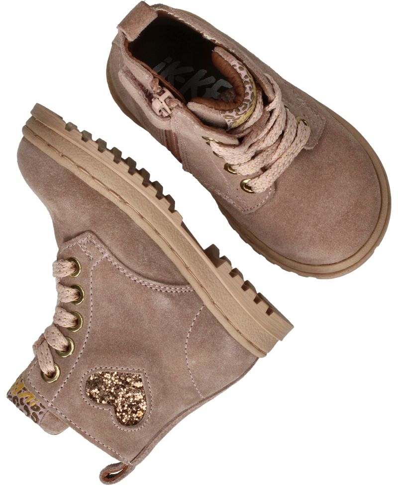 IK-KE Veterboots Roze Meisjes