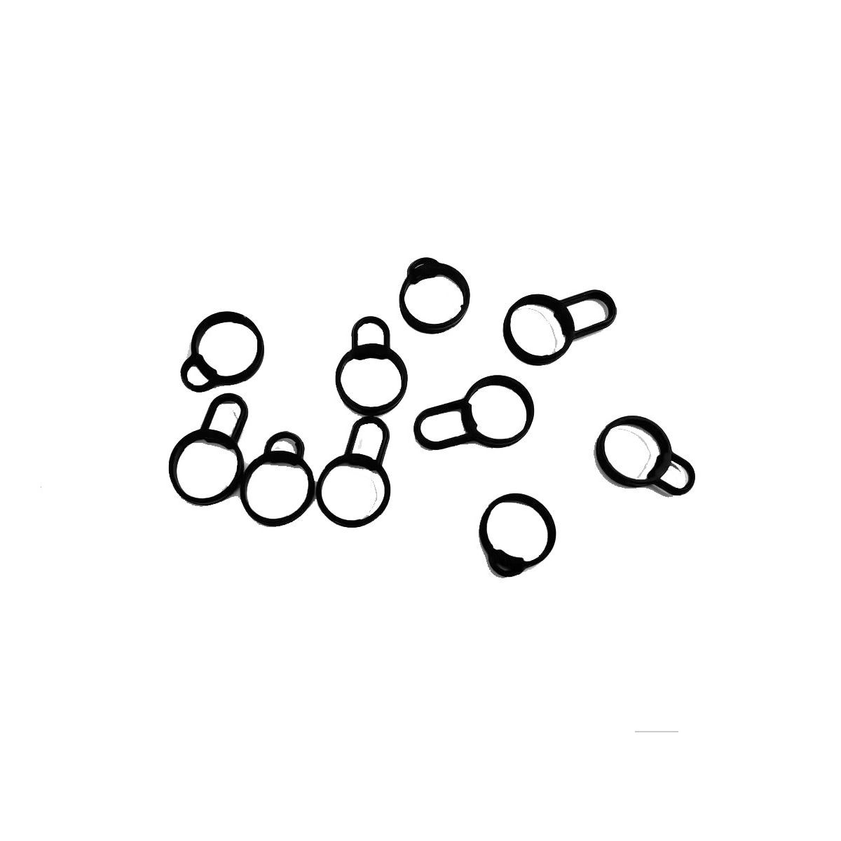 Silikon ørekroker til Sony LinkBuds WF-L900 Sort