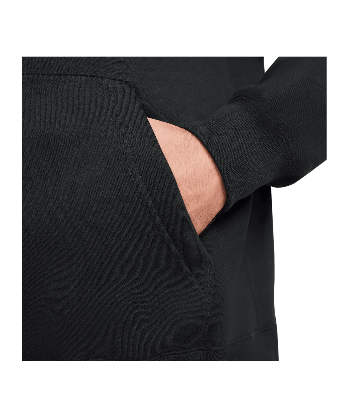 Nike Club Fleece Kapuzensweatshirt Schwarz F010