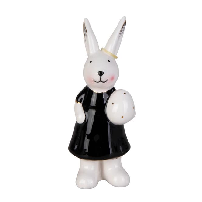 Hase - stehend mit Ei - ca. 4 x 3,5 x 10,5 cm - 1 Stück