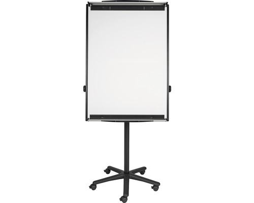 Mobiele flipchart zwart 116x81 cm