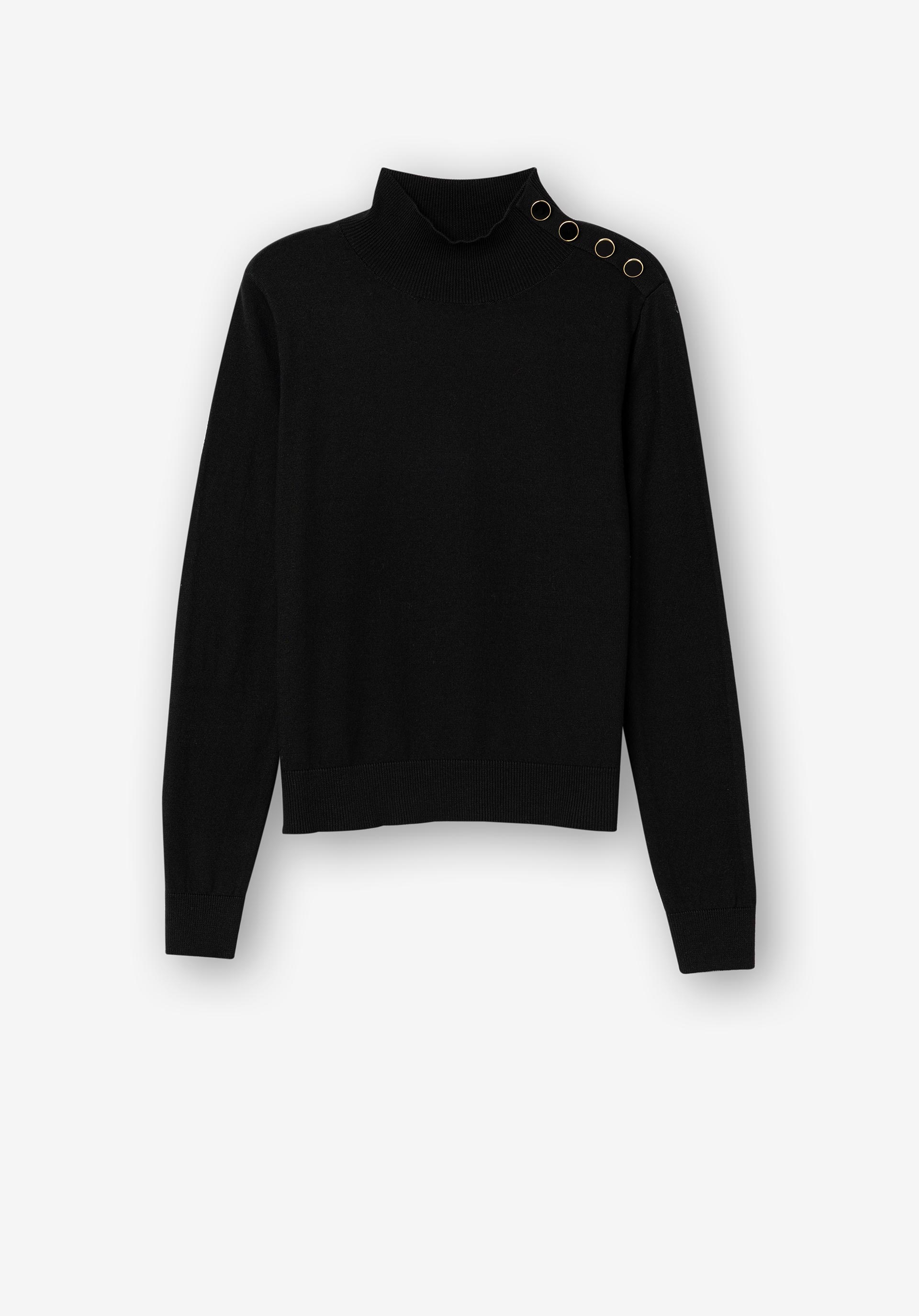 Camisola de Malha com Botões