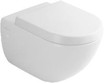 Villeroy & Boch Subway 2.0 closetzitting met deksel m. quick release wit