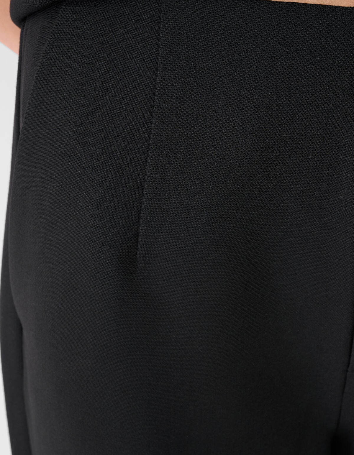 Wide Leg Broek Zwart
