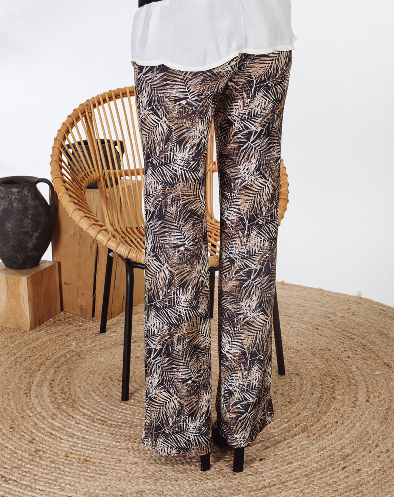 Lauren Vidal Pantalon Store havana
