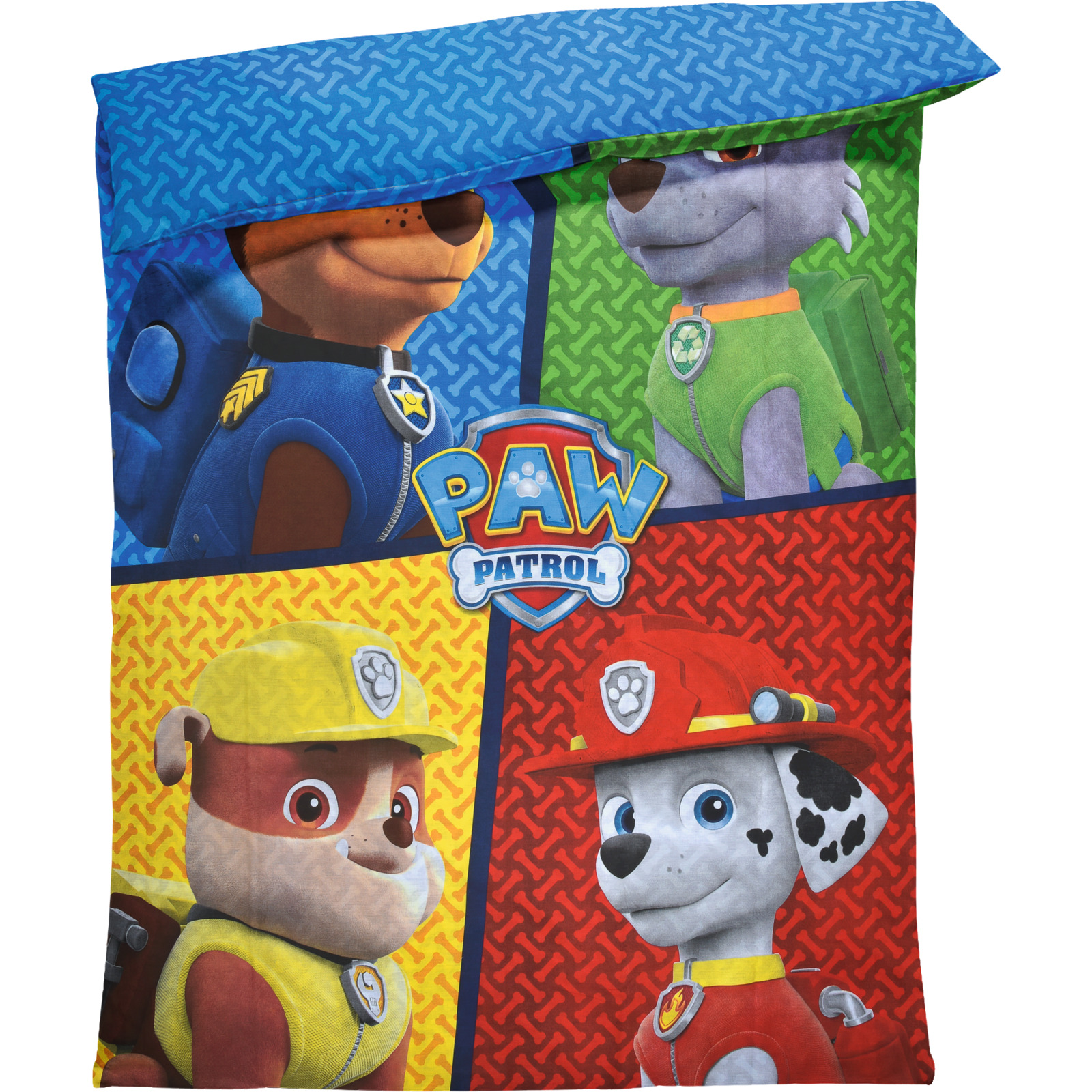 Bettwäsche Renforcé Paw Patrol rot gelb blau
