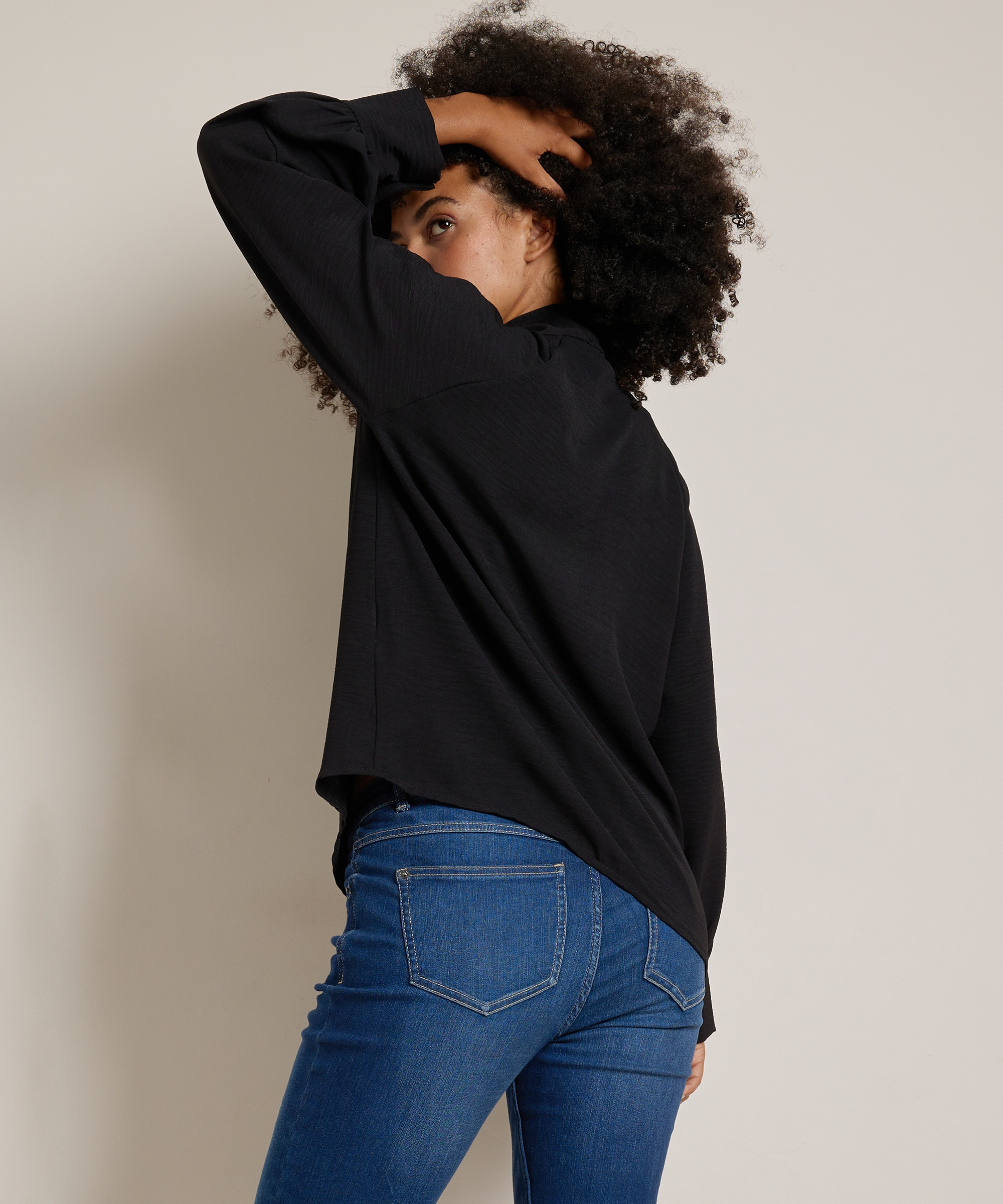 blouse met strik