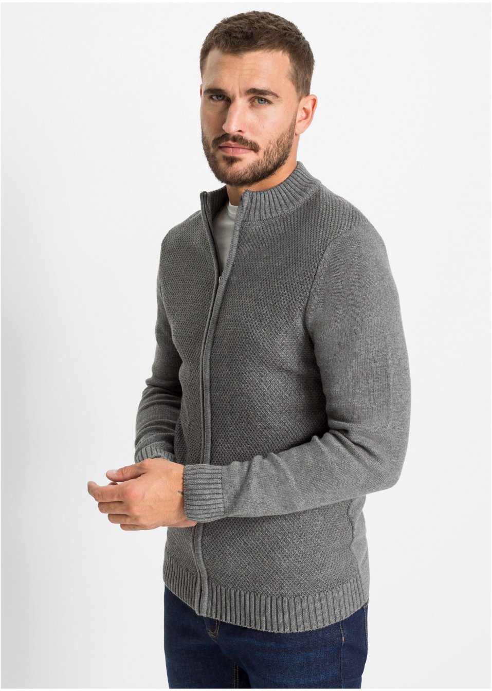 Gilet en maille coupe confort
