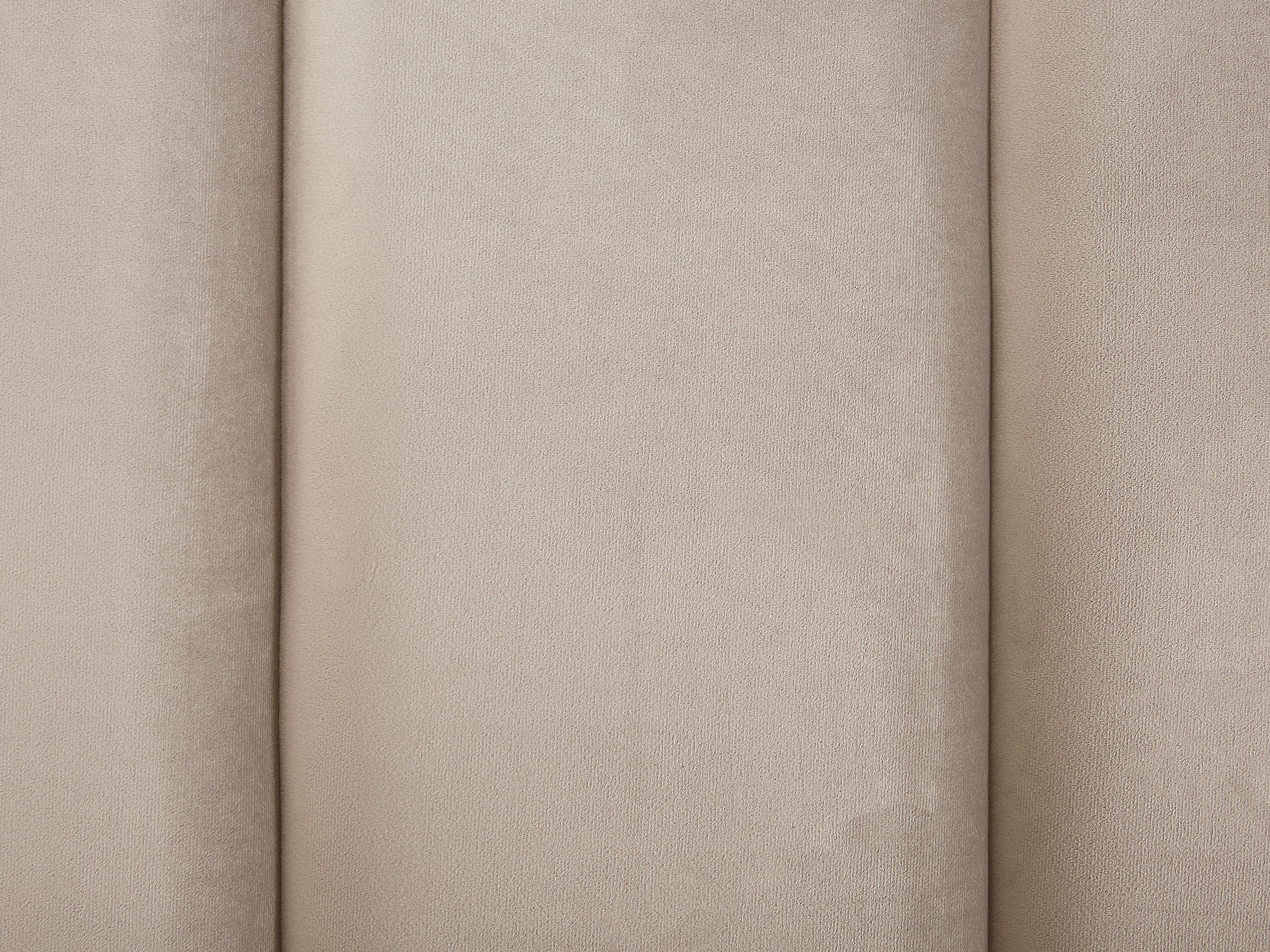 Bed met opbergruimte Fluweel SEZANNE 180 x 200 cm Taupe