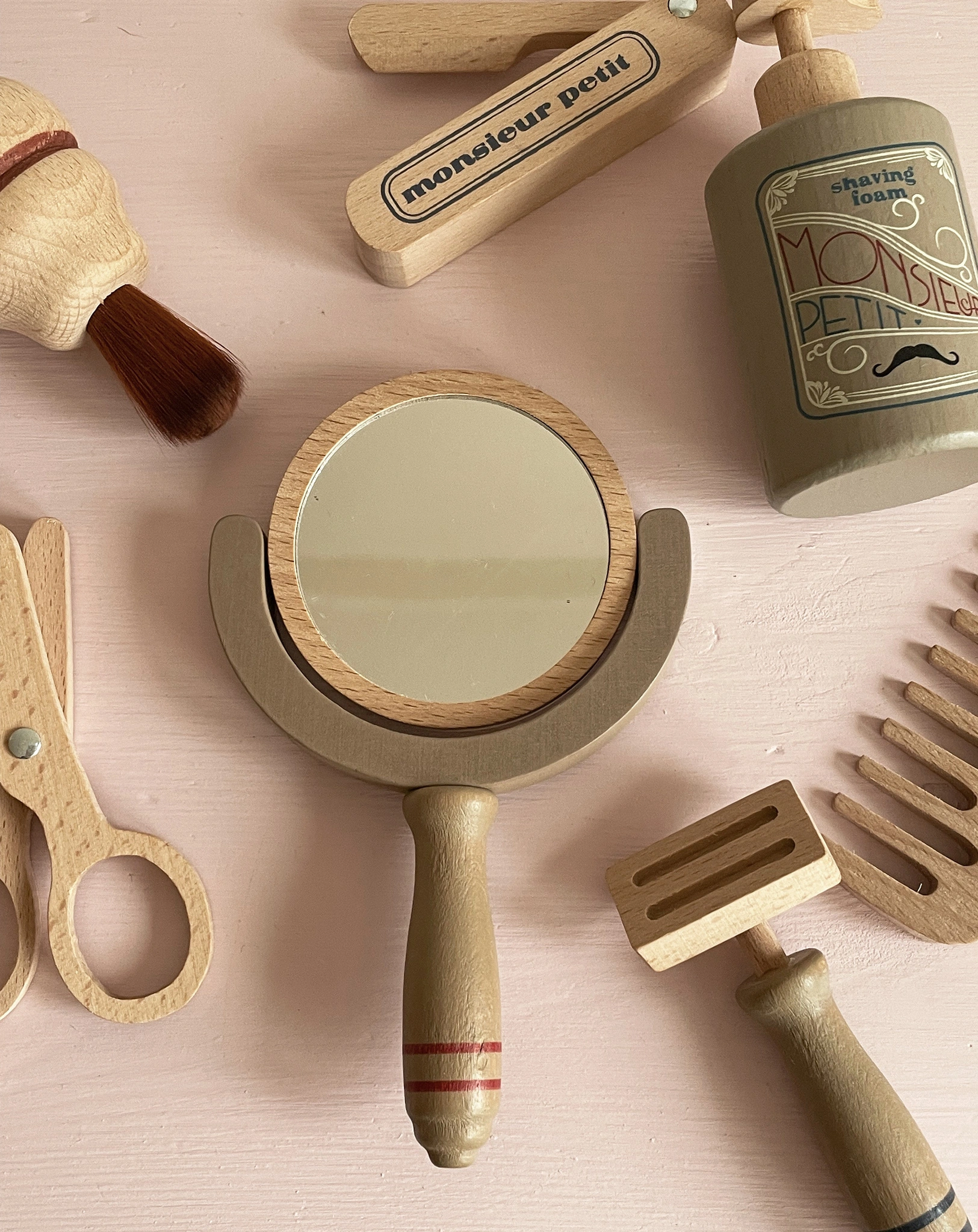 Holzspielzeug BARBER SET 8-teilig