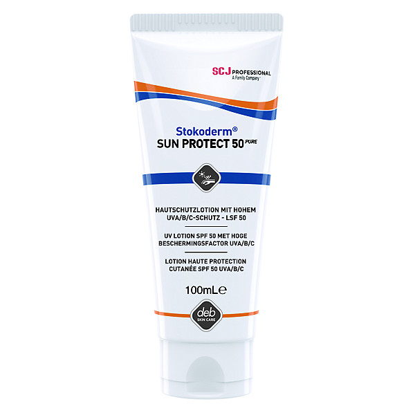 Crème de protection Stokoderm Sun Protect 50 PURE, tube de 100 ml