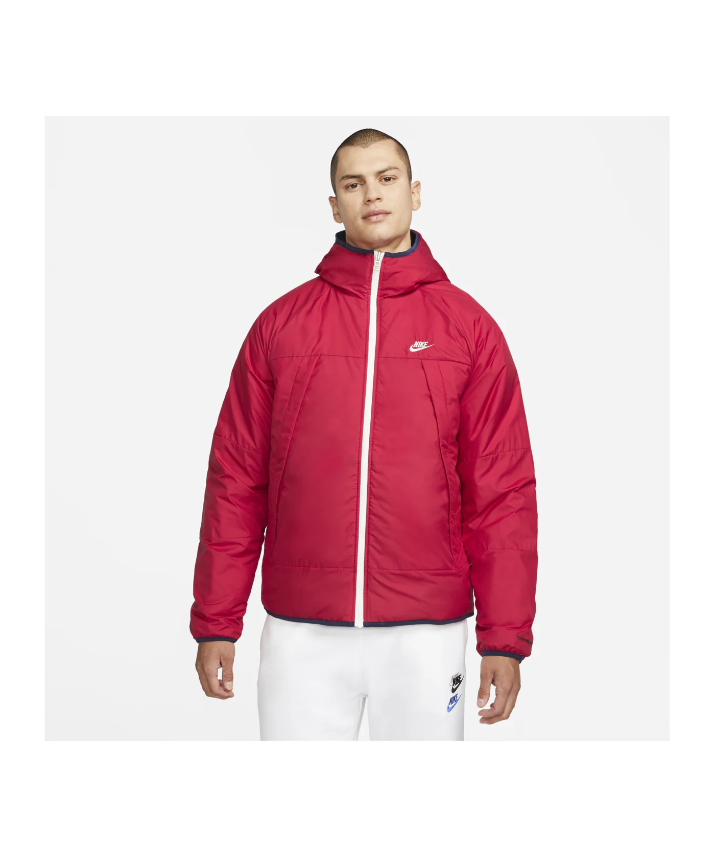 Nike Therma-FIT Legacy Reversible Jacke Rot F687