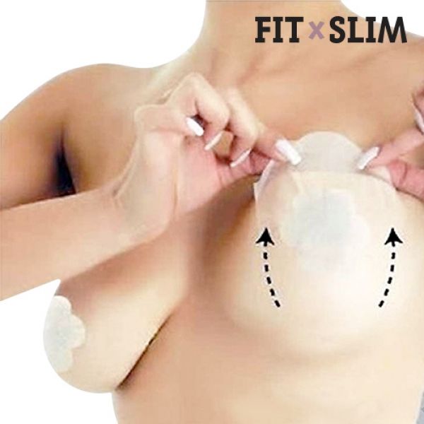 Soutien Sin Bra Conjunto de 6 Adesivos Tapa-mamilos Indolores e a Prova de Água