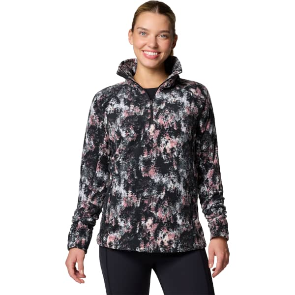 Sweat polaire COLUMBIA GLACIAL IV PRINT 1/2 ZIP SNOWDRIFT TIMBERWILD