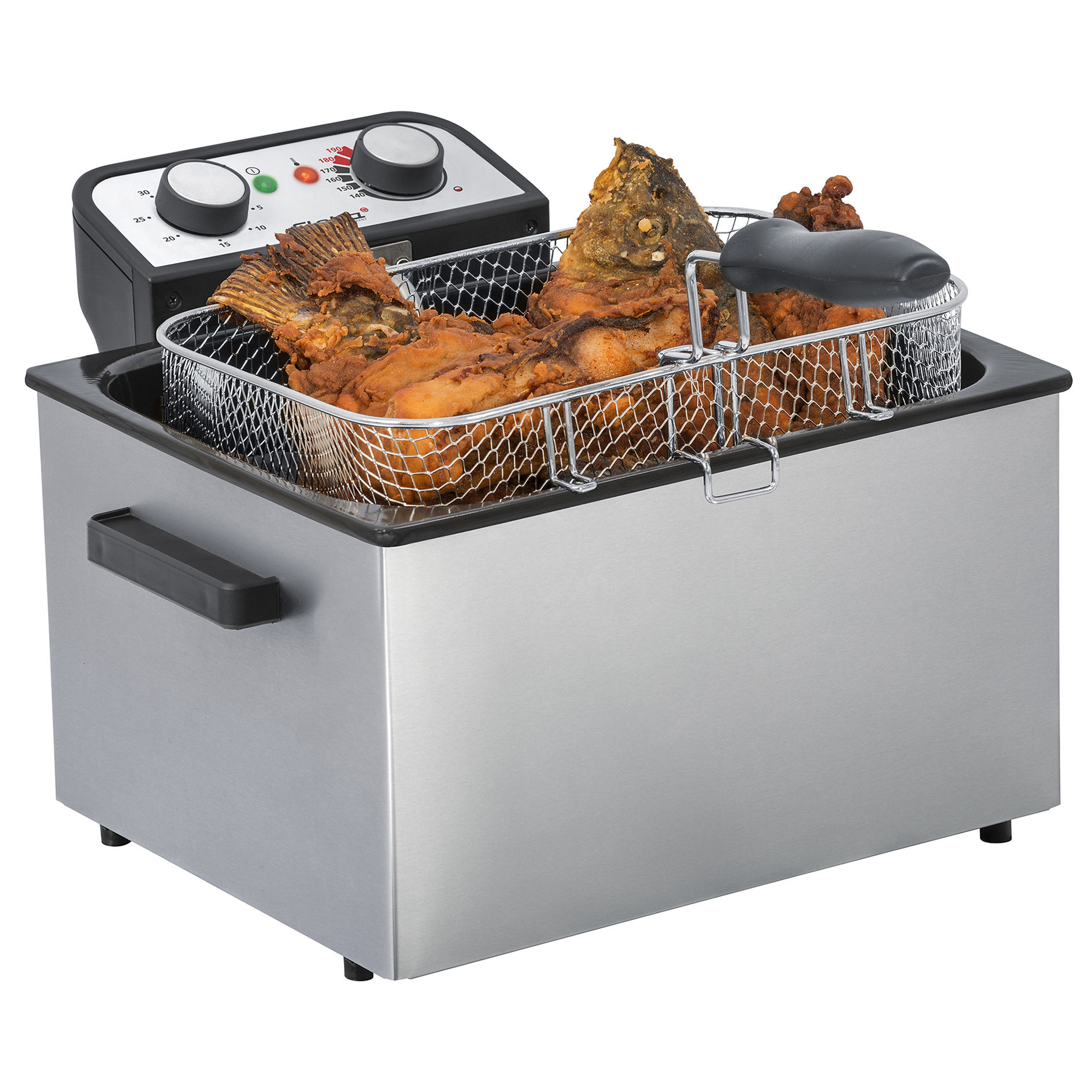 STEBA Edelstahlfritteuse - 5 Liter - 3000 Watt
