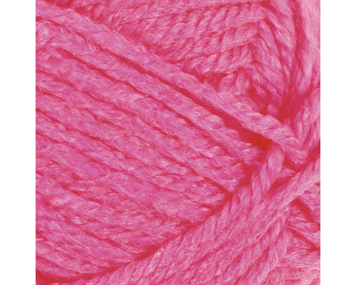 Acryl garen, neonroze, lengte: 80 m, 3-draads